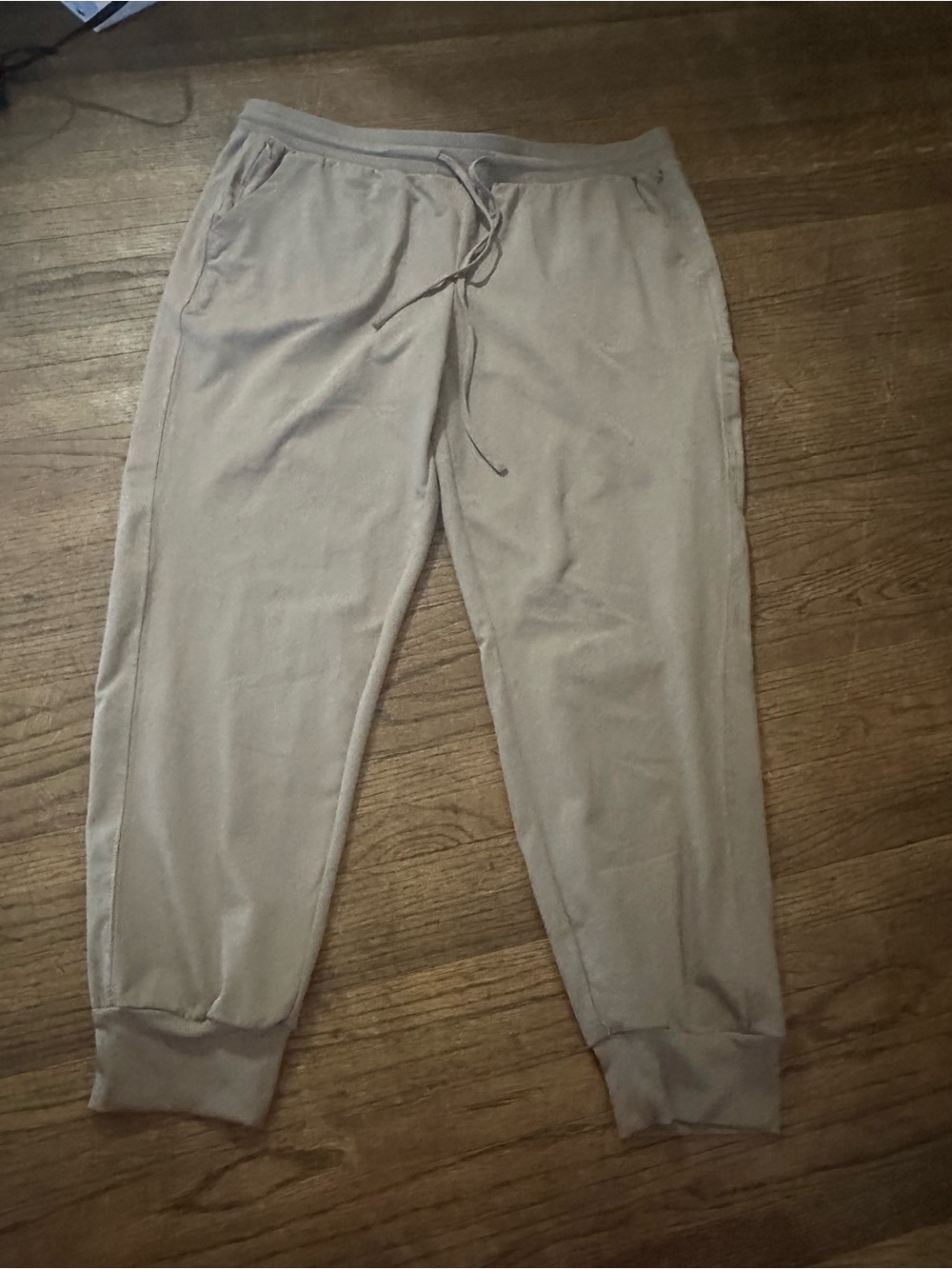 Rachel Zoe womenโs Drawstring Joggers in Taupe